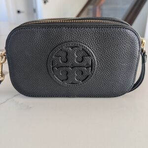 Tory Burch Black Camera Crossbody Bag